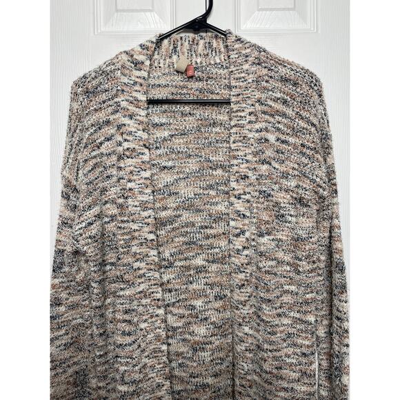Pilcro Sweater Cardigan Womens Space Dyed Duster Long Open Front XS - Picture 2 of 10